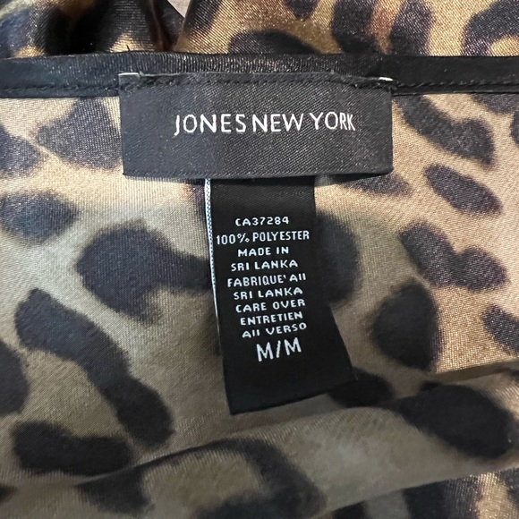 Leopard print chemise nightgown Jones New York - Picture 3 of 3